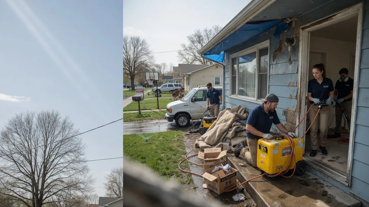 Basement Flood Cleanup in Freeport, KS near me